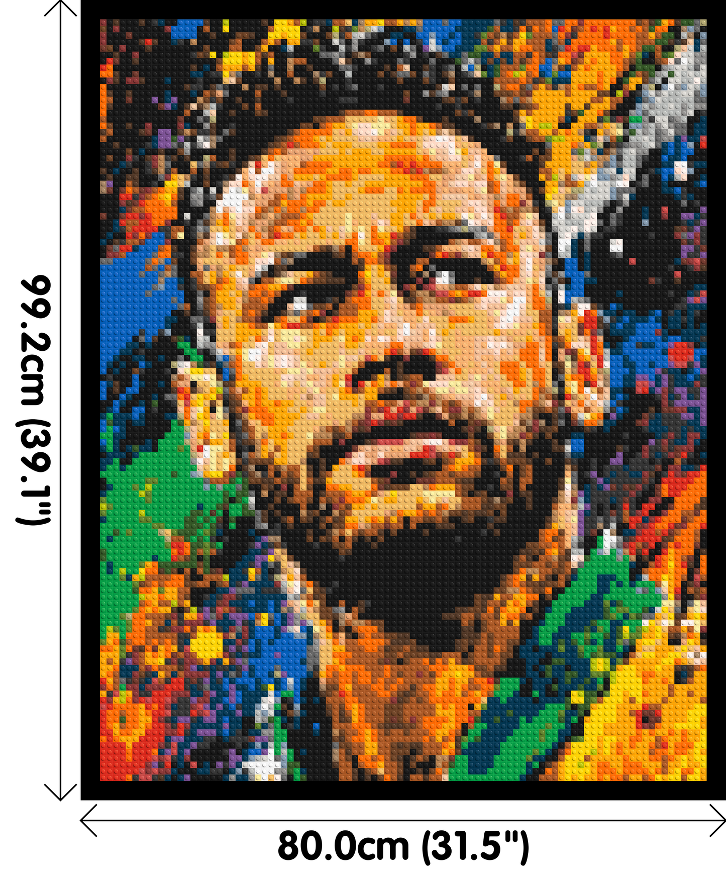 Neymar Urban Pop - Brick Art Mosaic Kit 4x5 large