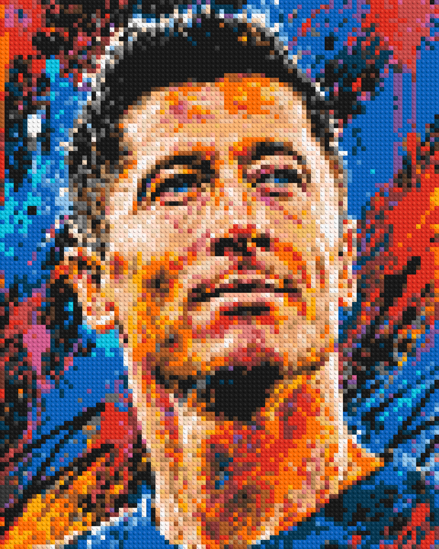 Robert Lewandowski Urban Pop - Brick Art Mosaic Kit 4x5 large