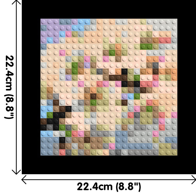 Cherry Blossom – A Moment of Fleeting Light by Joséphine Machalani - Brick Art Mosaic Kit 1x1 large