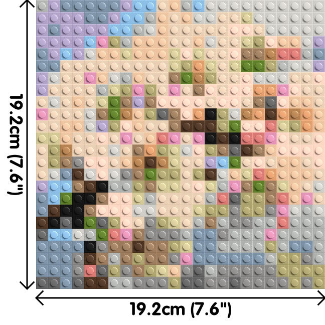 Cherry Blossom – A Moment of Fleeting Light by Joséphine Machalani - Brick Art Mosaic Kit 1x1 dimensions