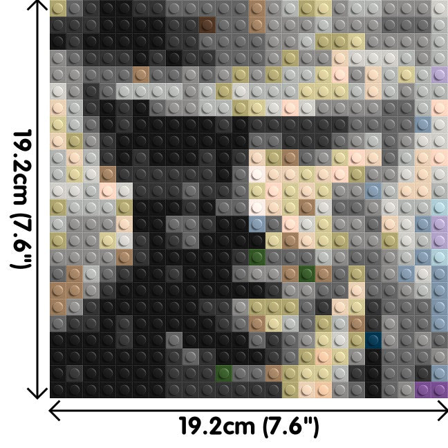 Incognito – A Presence Hidden in Plain Sight by Joséphine Machalani - Brick Art Mosaic Kit 1x1 dimensions