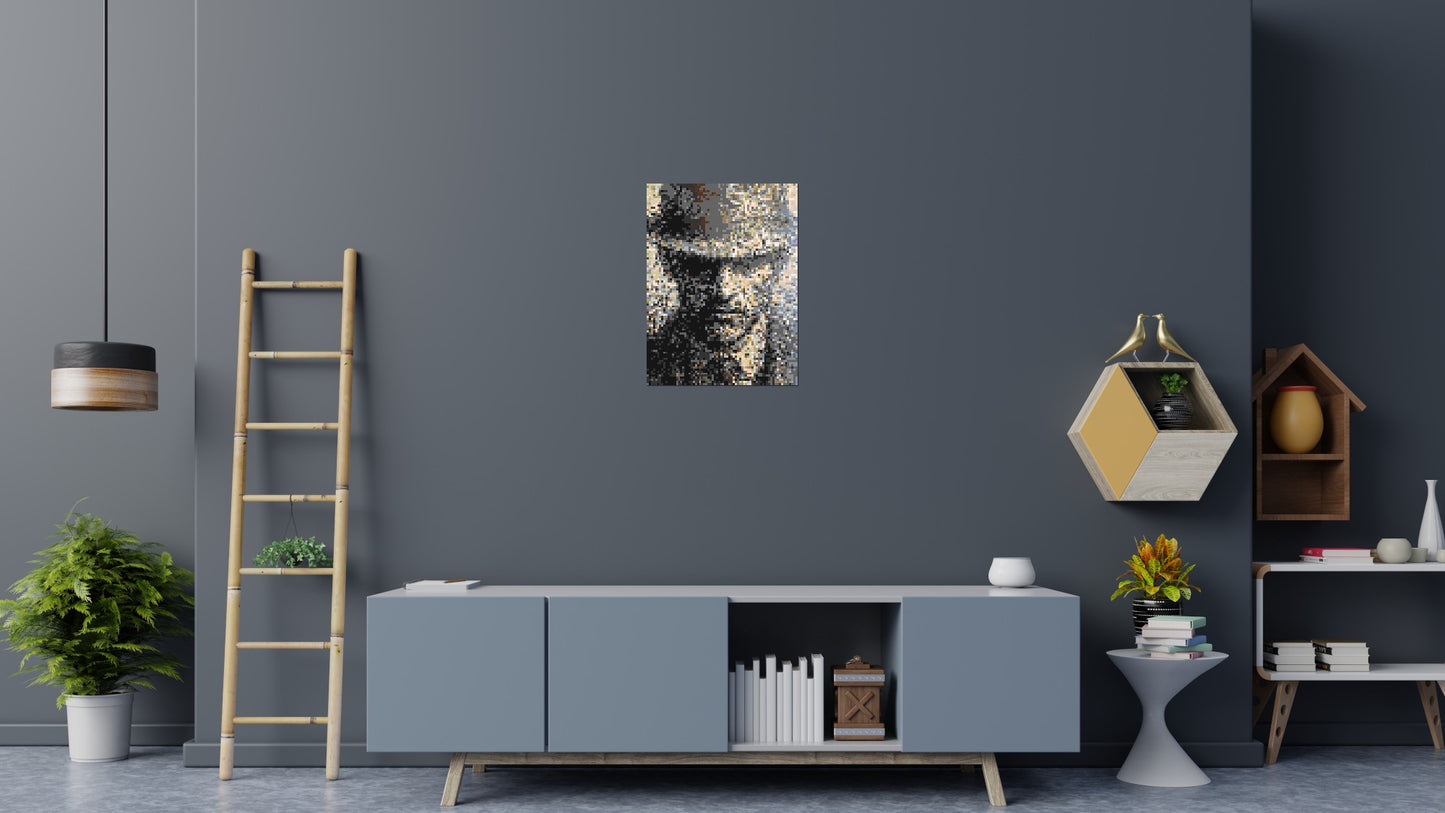 Incognito – A Presence Hidden in Plain Sight by Joséphine Machalani - Brick Art Mosaic Kit 3x4 large
