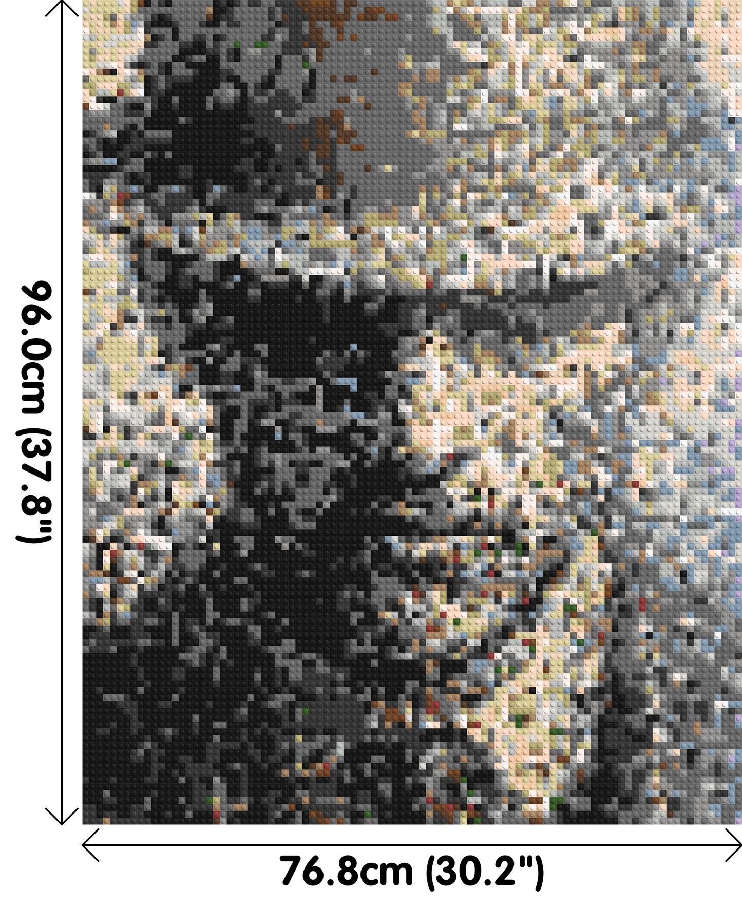 Incognito – A Presence Hidden in Plain Sight by Joséphine Machalani - Brick Art Mosaic Kit 4x5 large