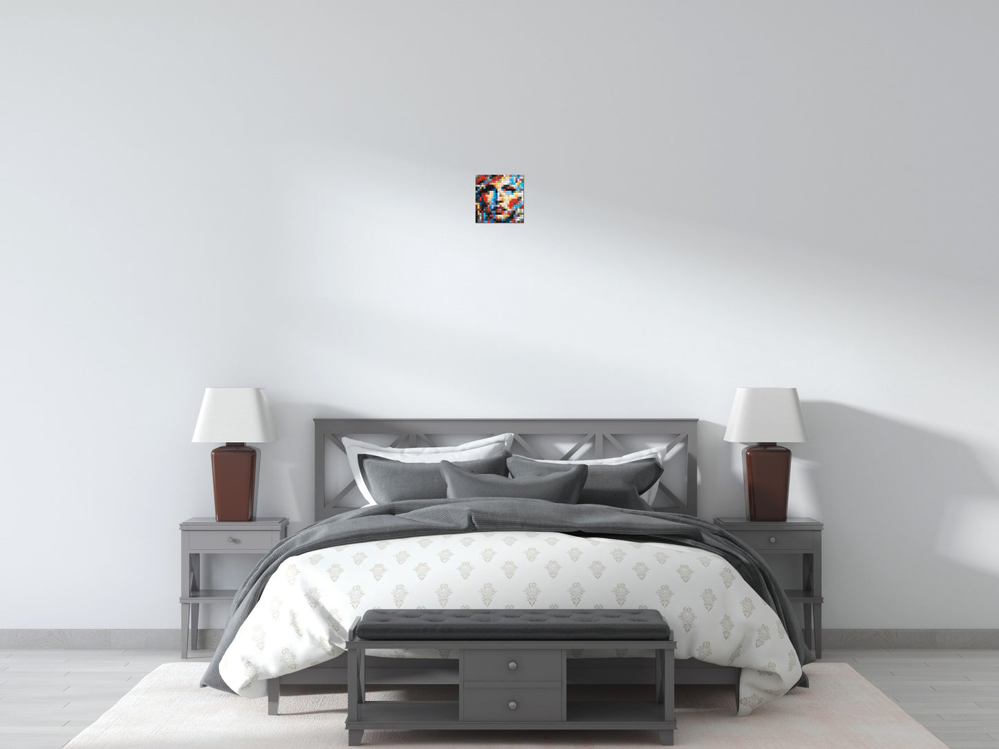 Eccentric – A Dance of Unpredictable Color by Joséphine Machalani - Brick Art Mosaic Kit 1x1 large