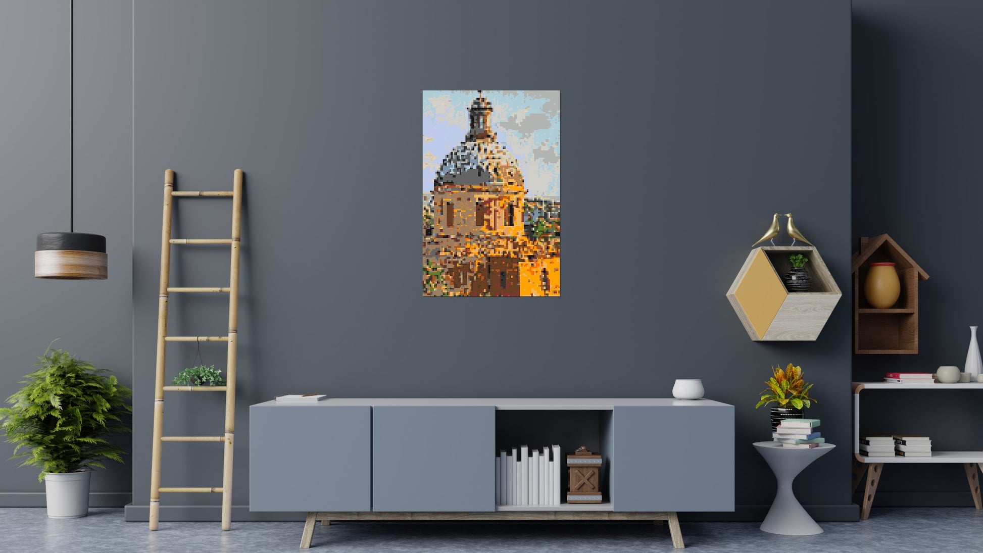 Toulouse by Joséphine Machalani - Brick Art Mosaic Kit 4x6 scene