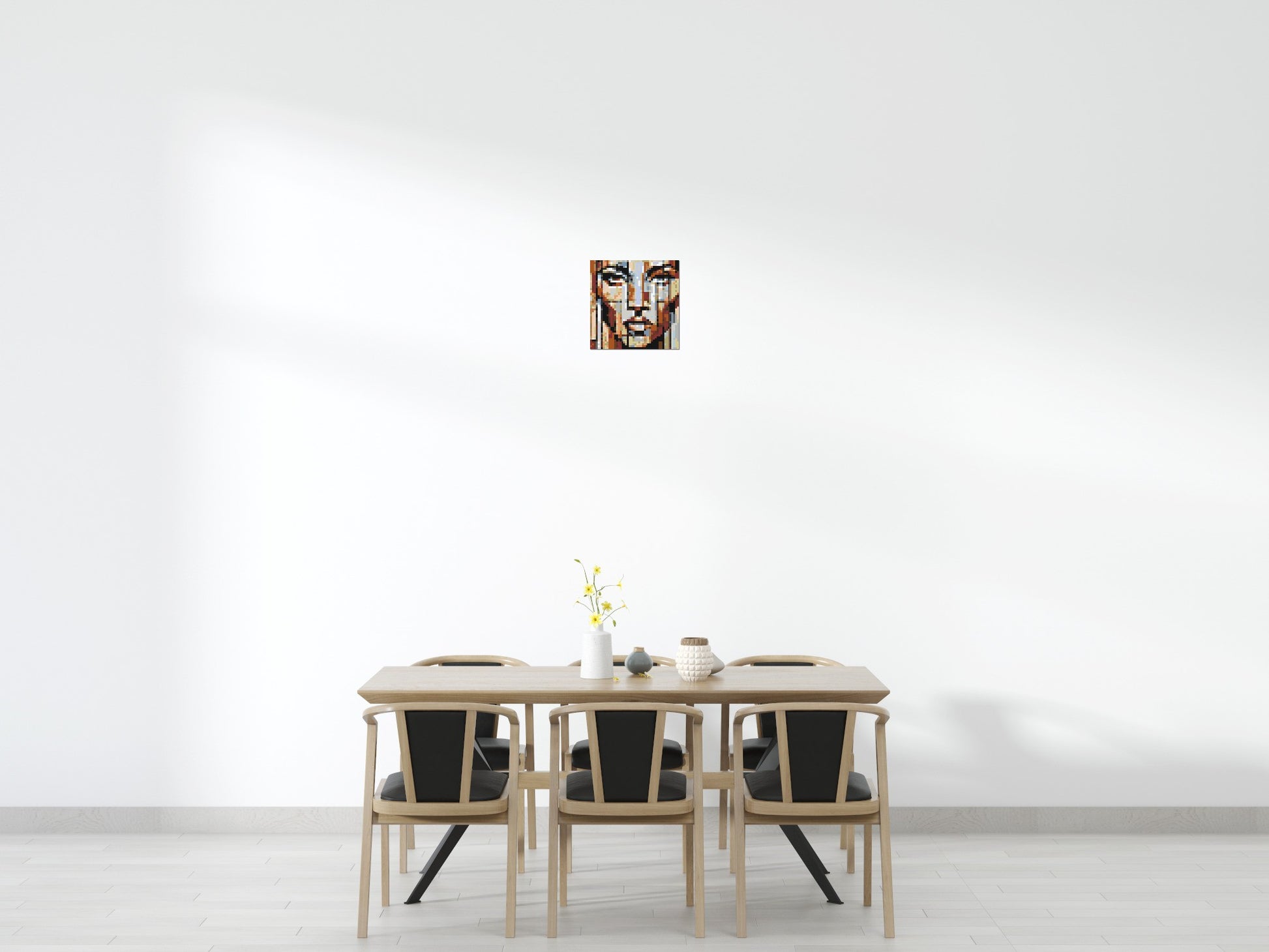 Vogue – A Portrait Shaped by Style by Joséphine Machalani - Brick Art Mosaic Kit 2x2 scene