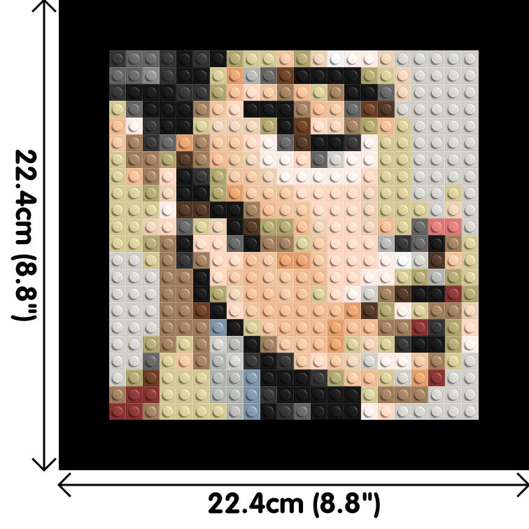 Serenity – A Quiet Breath of Light by Joséphine Machalani - Brick Art Mosaic Kit 1x1 large