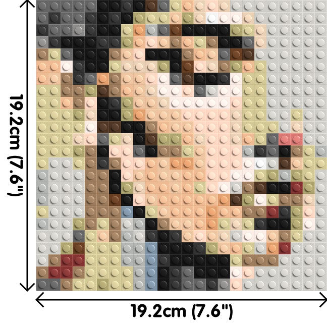 Serenity – A Quiet Breath of Light by Joséphine Machalani - Brick Art Mosaic Kit 1x1 dimensions
