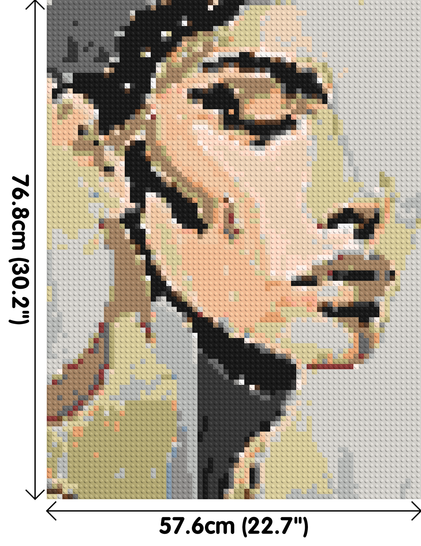 Serenity – A Quiet Breath of Light by Joséphine Machalani - Brick Art Mosaic Kit 3x4 large