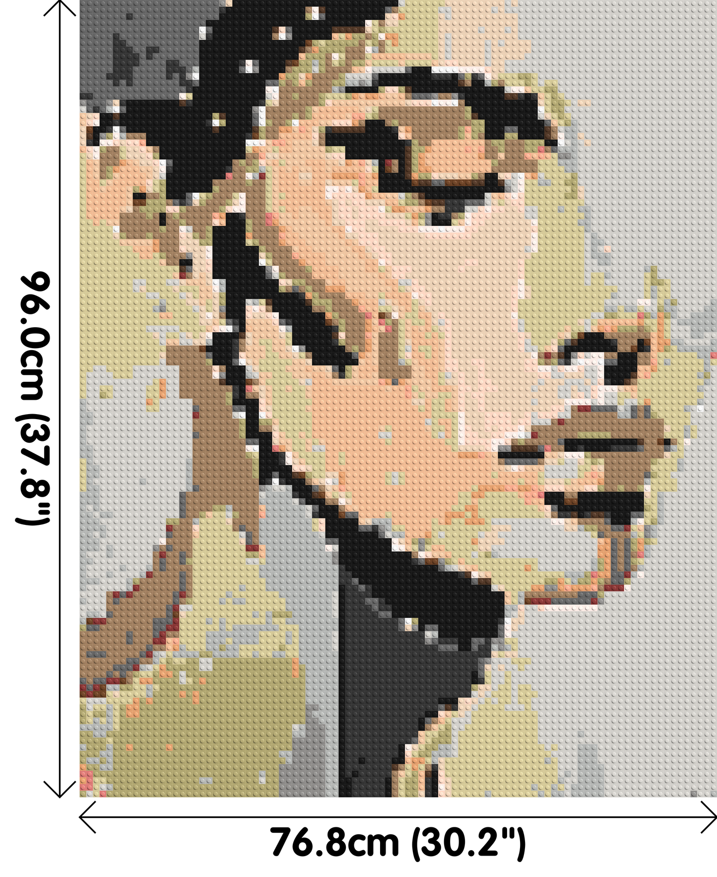 Serenity – A Quiet Breath of Light by Joséphine Machalani - Brick Art Mosaic Kit 4x5 large