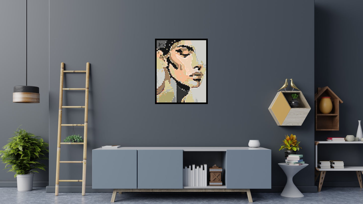 Serenity – A Quiet Breath of Light by Joséphine Machalani - Brick Art Mosaic Kit 4x5 large