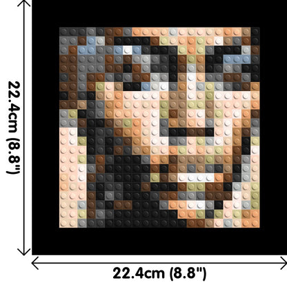 Ferocity – The Pulse of Untamed Energy by Joséphine Machalani - Brick Art Mosaic Kit 1x1 large