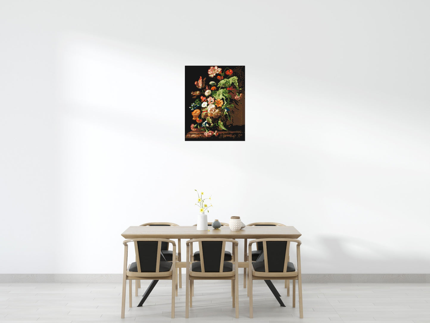 Still Life with Flowers by Rachel Ruysch - Brick Art Mosaic Kit 4x5 large