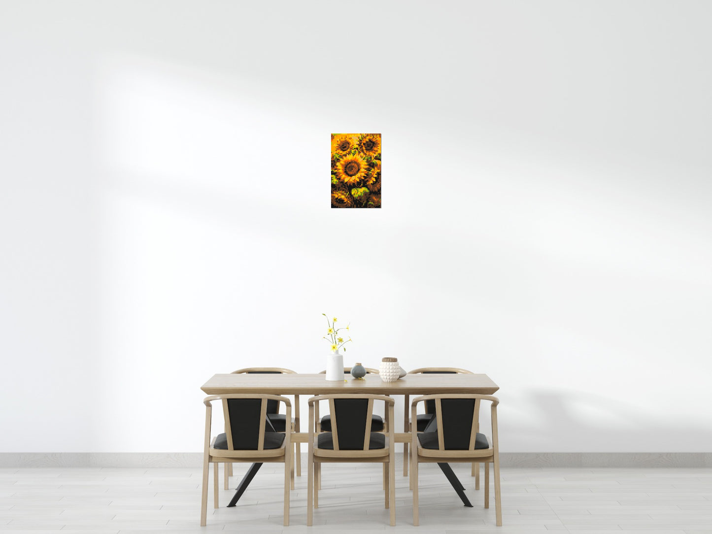Golden Sunflowers Fine Art - Brick Art Mosaic Kit 2x3 large