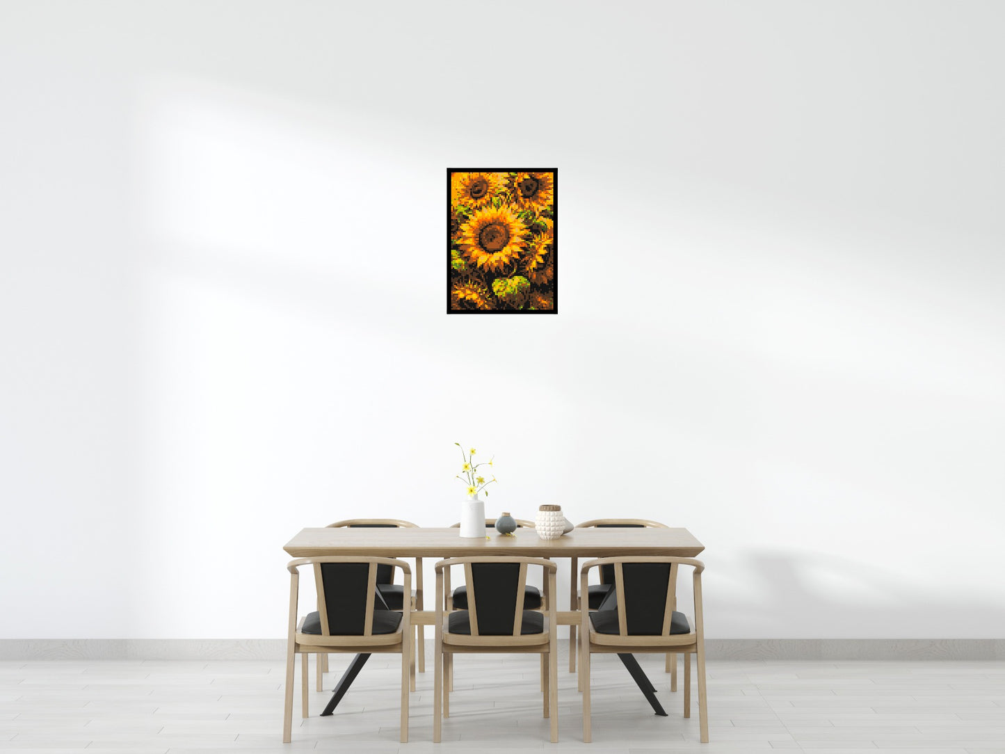 Golden Sunflowers Fine Art - Brick Art Mosaic Kit 3x4 large