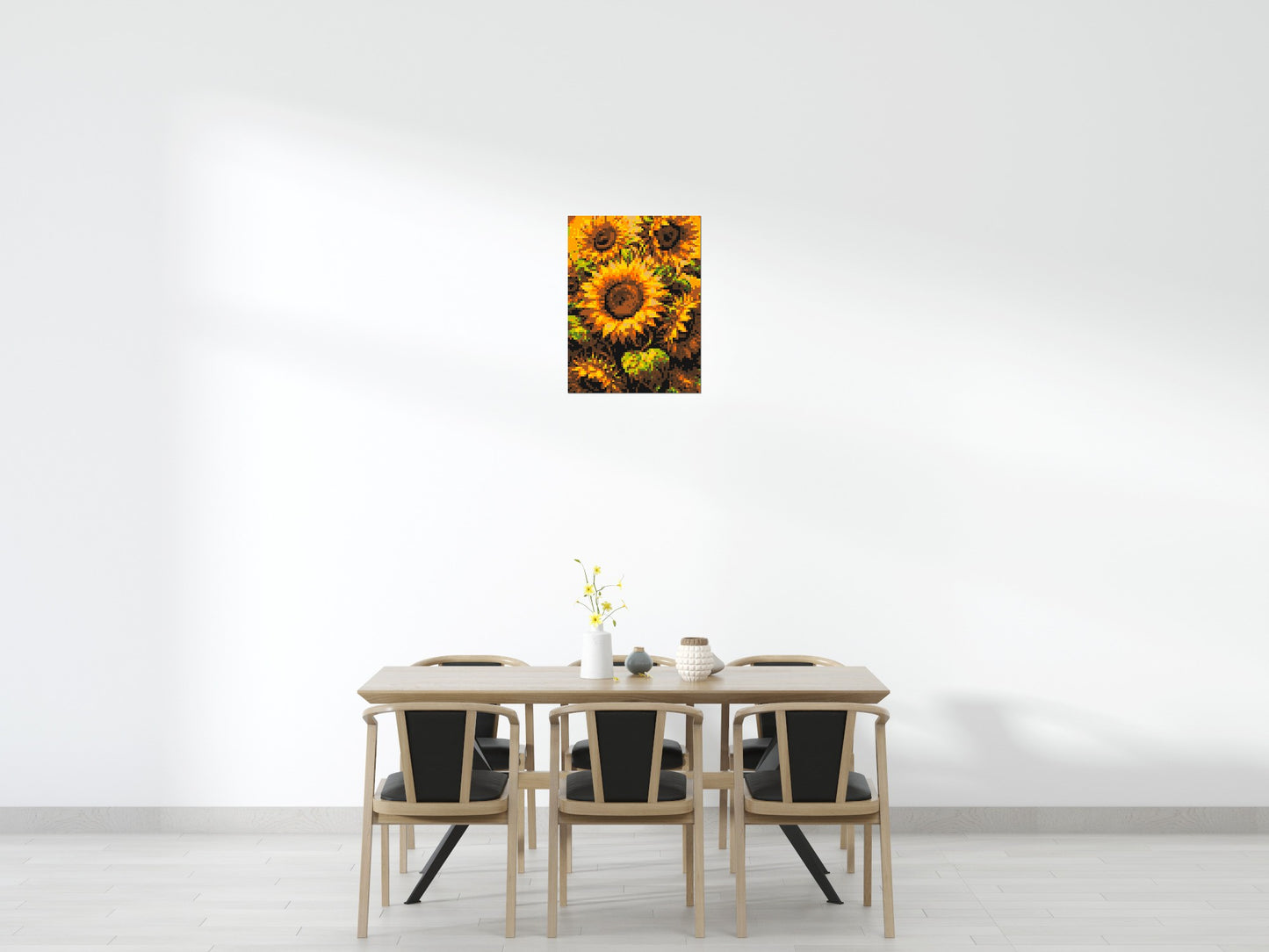 Golden Sunflowers Fine Art - Brick Art Mosaic Kit 3x4 large