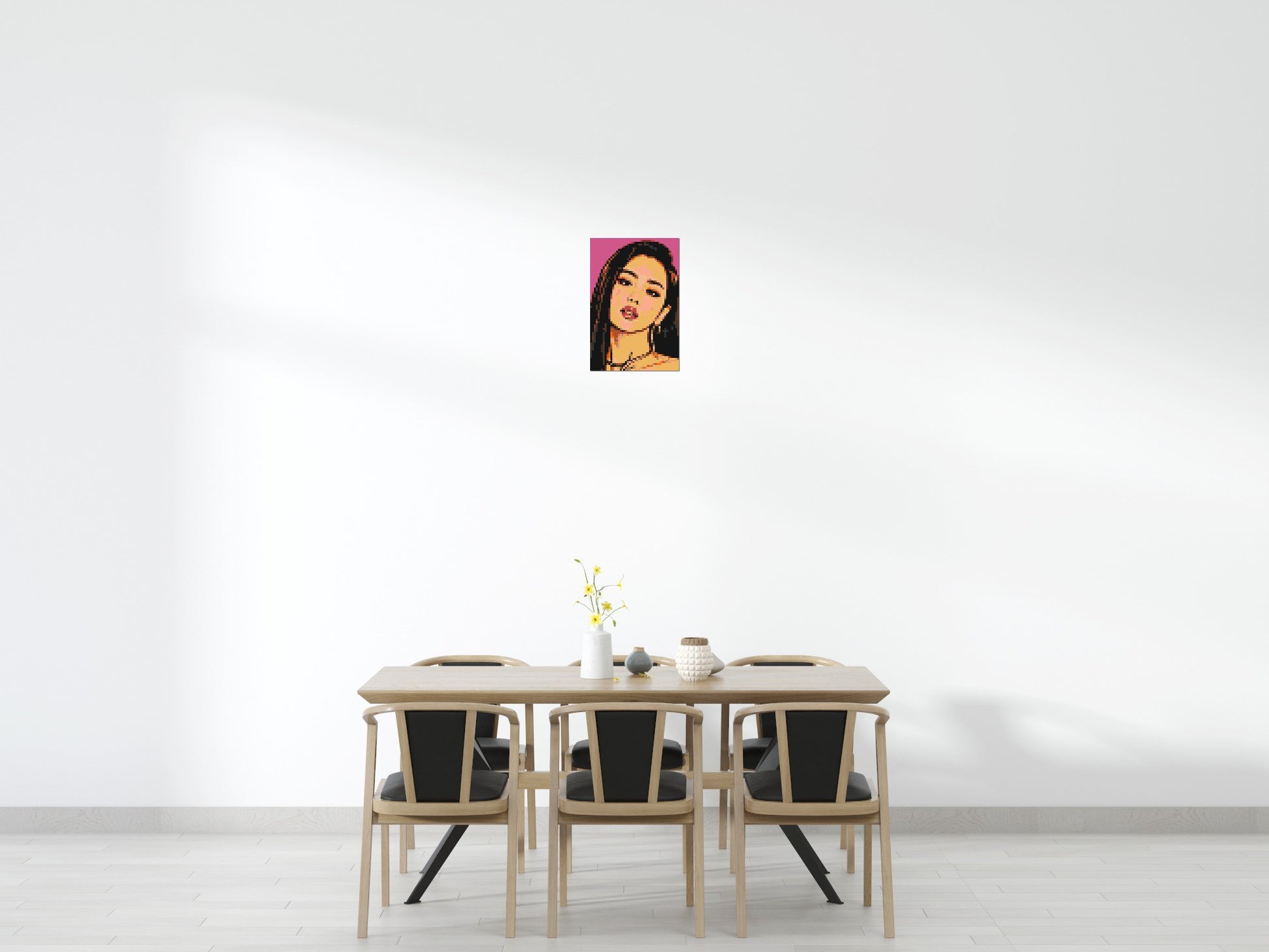 Jisoo of BLACKPINK Comic Pop Art - Brick Art Mosaic Kit 2x3 scene
