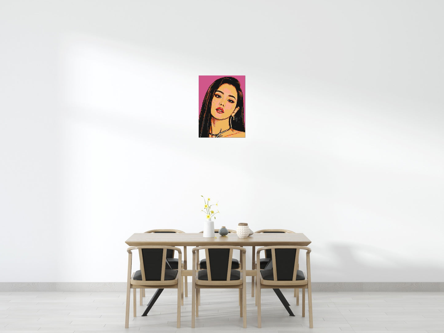 Jisoo of BLACKPINK Comic Pop Art - Brick Art Mosaic Kit 3x4 large