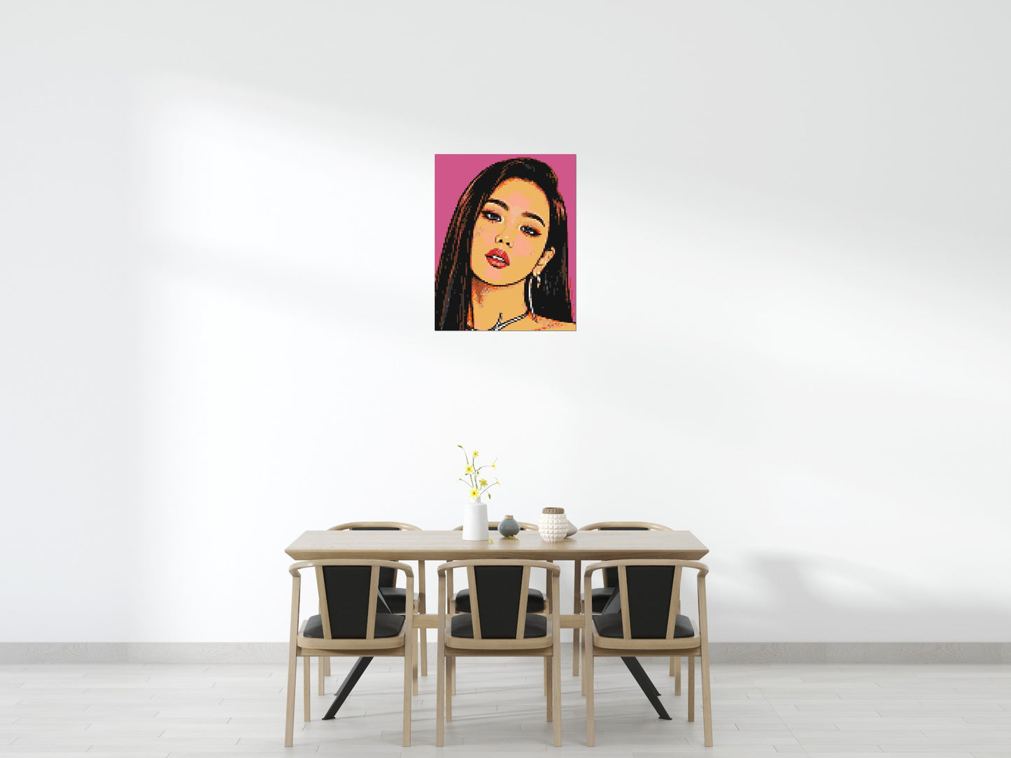 Jisoo of BLACKPINK Comic Pop Art - Brick Art Mosaic Kit 4x5 large
