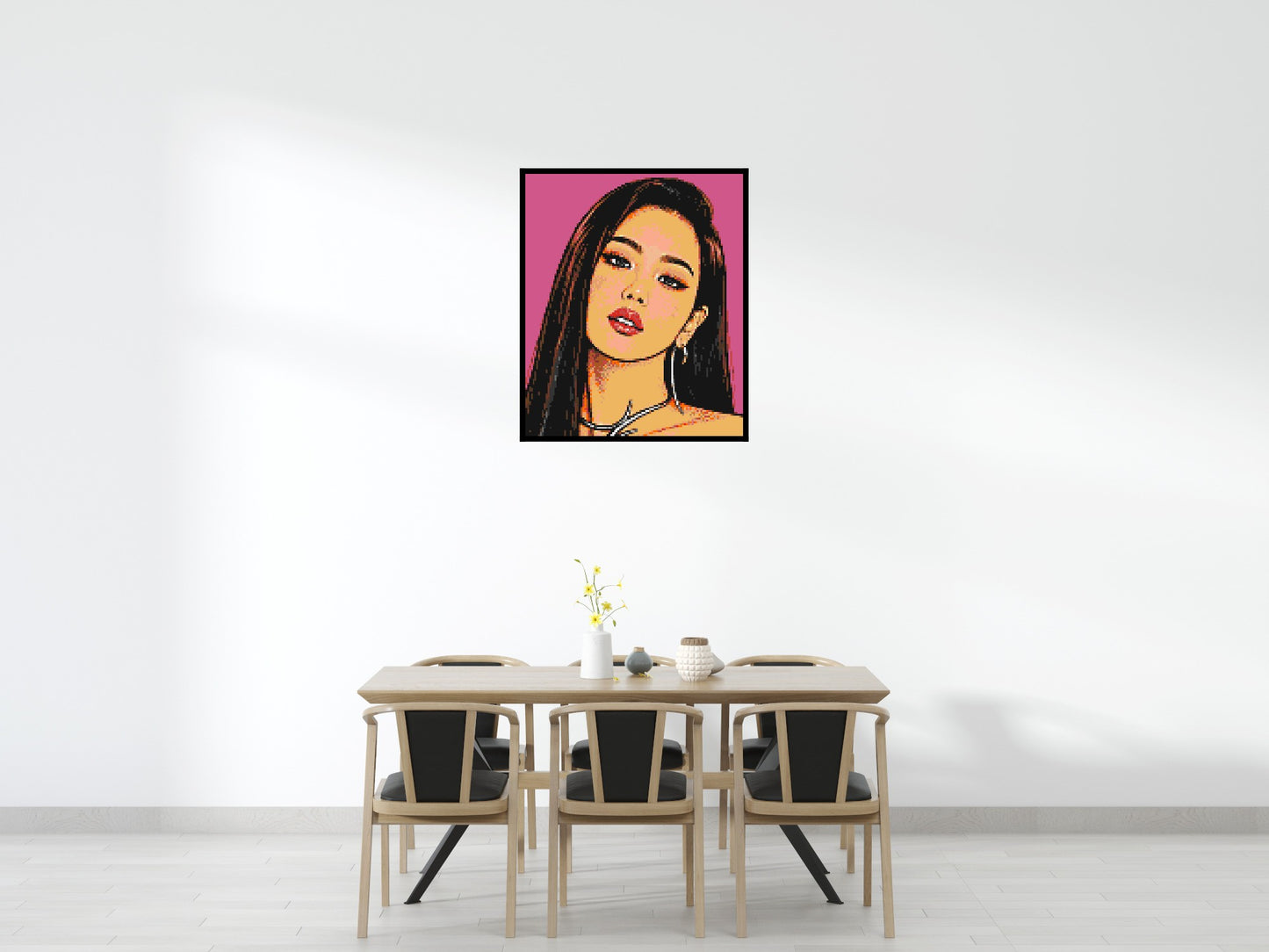 Jisoo of BLACKPINK Comic Pop Art - Brick Art Mosaic Kit 5x6 large