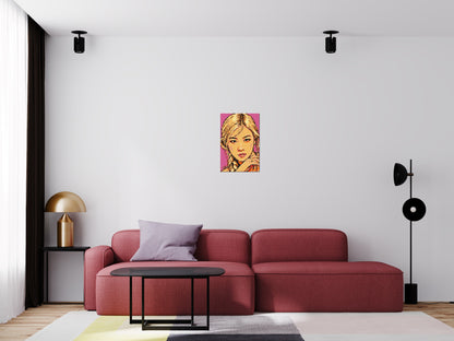 Rosé of BLACKPINK Comic Pop Art - Brick Art Mosaic Kit 2x3 large