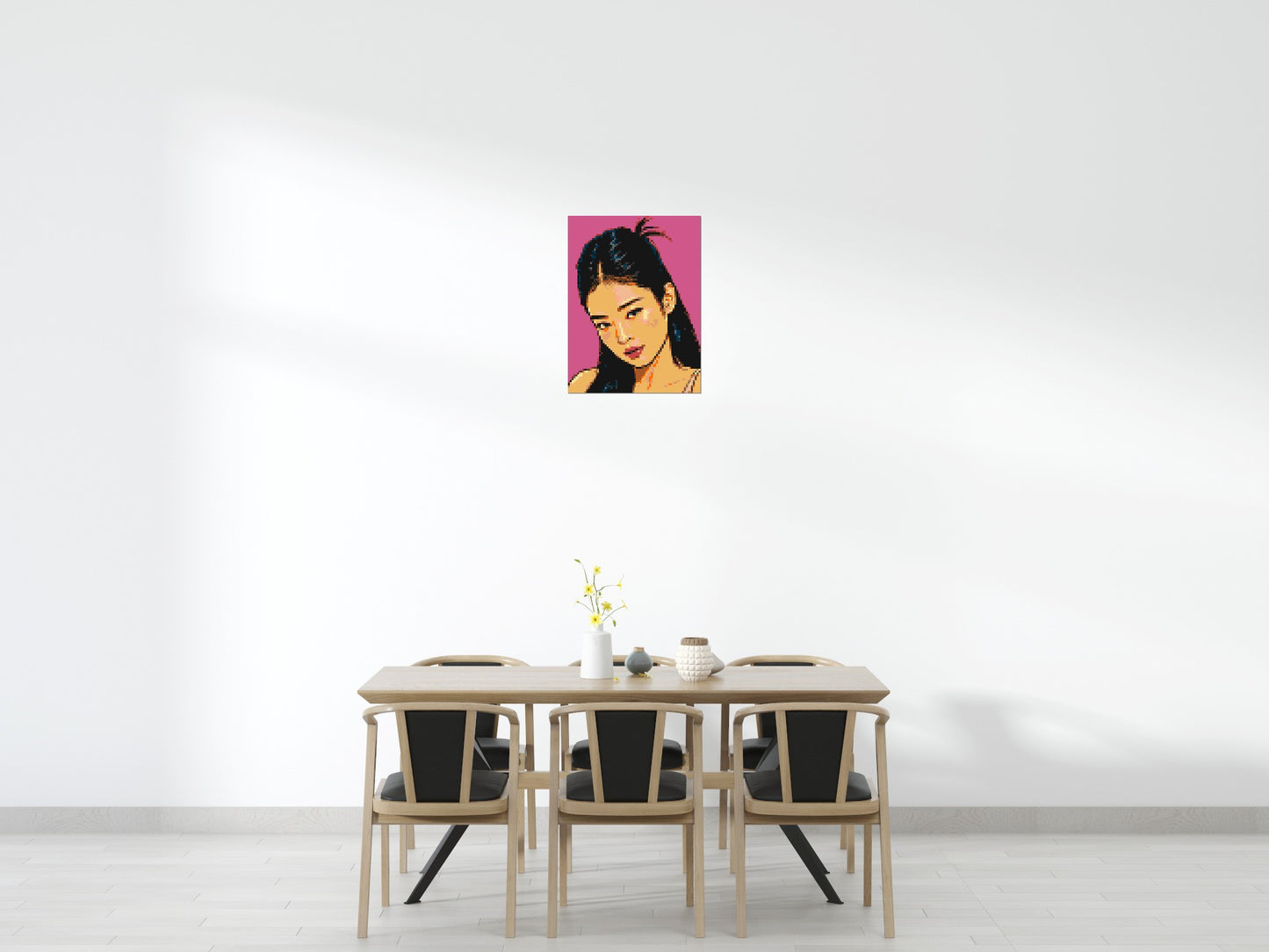 Jennie of BLACKPINK Comic Pop Art - Brick Art Mosaic Kit 3x4 large