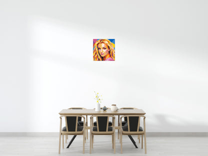 Britney Spears Portrait Pop Art - Brick Art Mosaic Kit 3x3 large