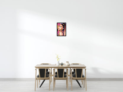 Ariana Grande Geometric Pop Art - Brick Art Mosaic Kit 2x3 large