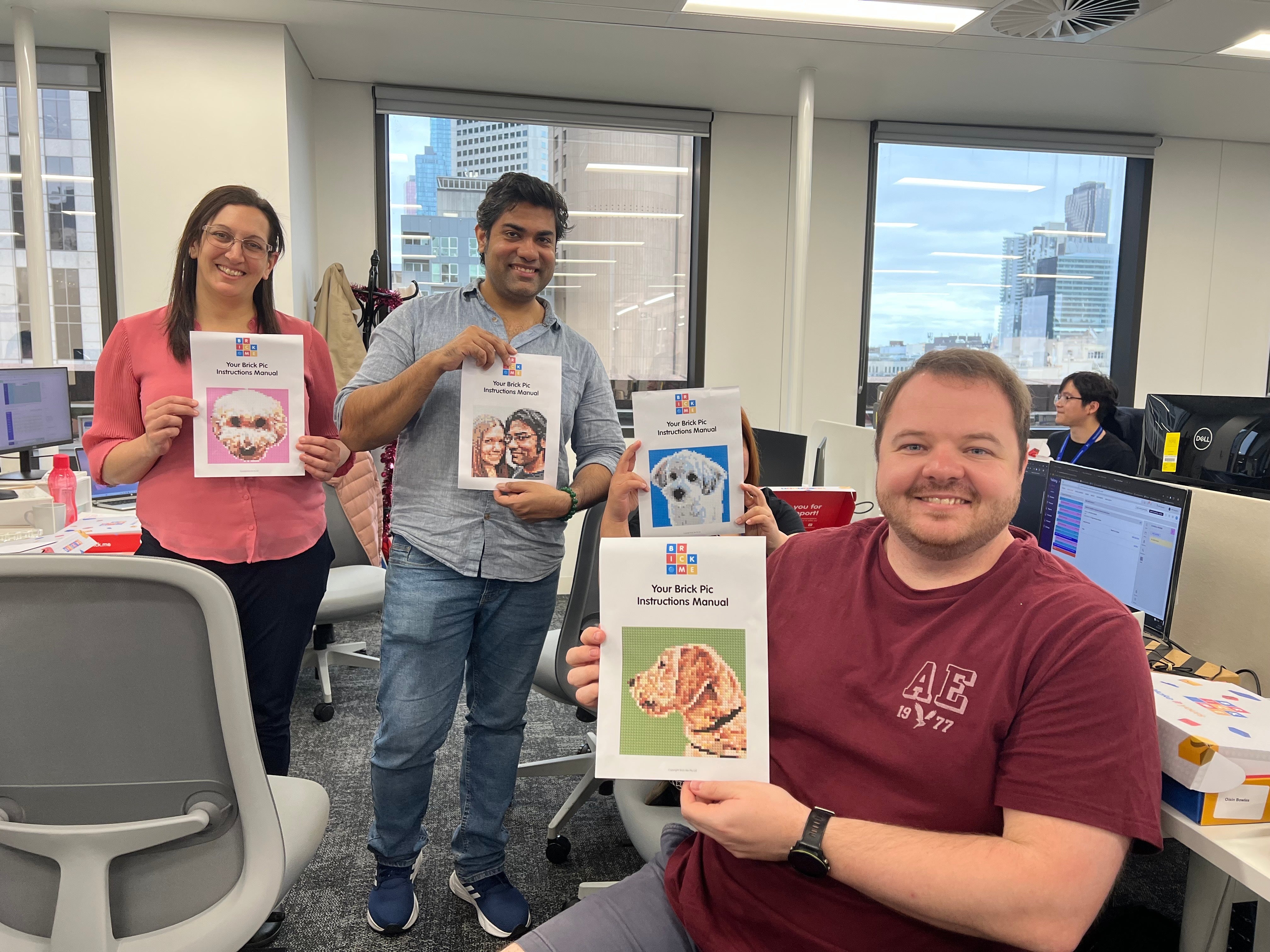 Personalised Christmas gifts for the Halaxy team